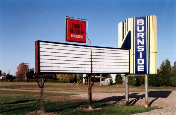 Burnside Drive-In Theatre - Burnside Marquee Courtesy Greg